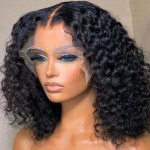 Full Frontal Pure Human Hair with Water Curl Blend