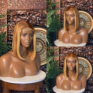 4by4 full closure human hair bob unit s10”