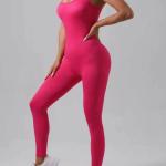 Pink stretchy jumpsuit